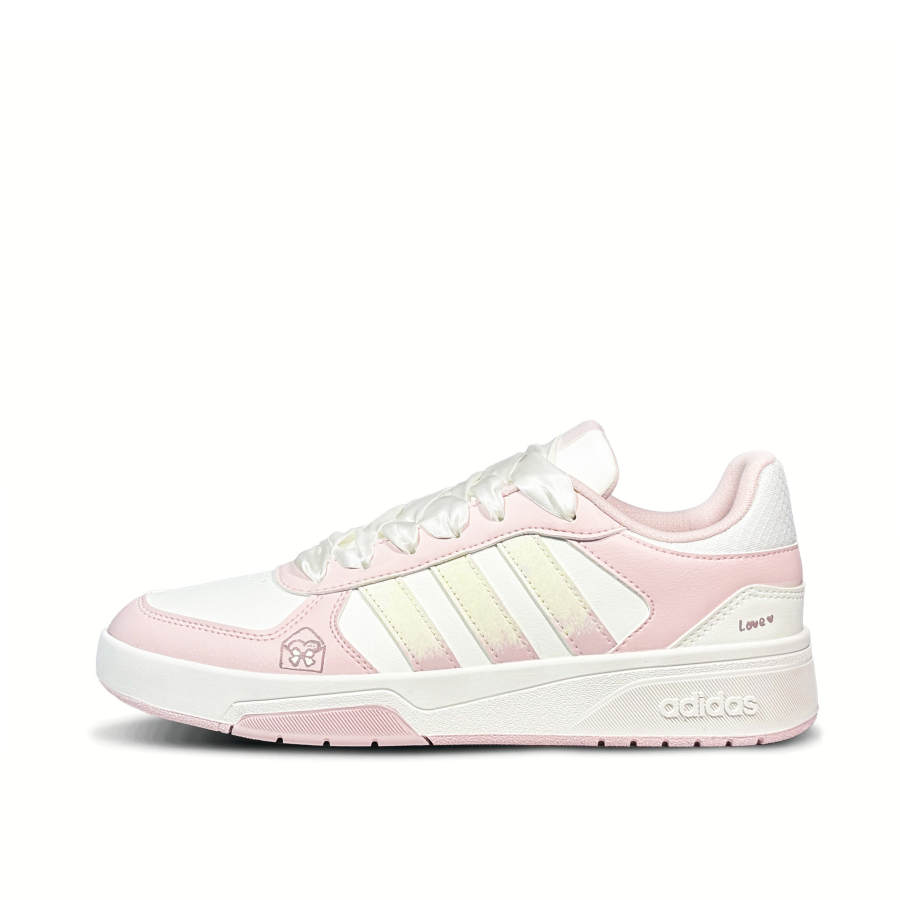 Adidas Adidas COURTBEAT Whispers In The Clouds Low top Skateboard Shoes Unisex Pink Yellow