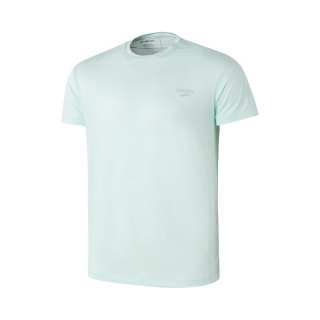 Brooks T Shirts Men's Light Blue Crew Neck Moderate