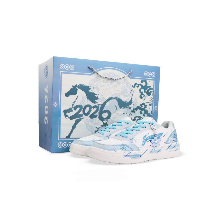 Li-Ning Li Ning Sycee Pure Abrasion Resistant Lightweight Slip Resistant Low top Skateboard Shoes Women's