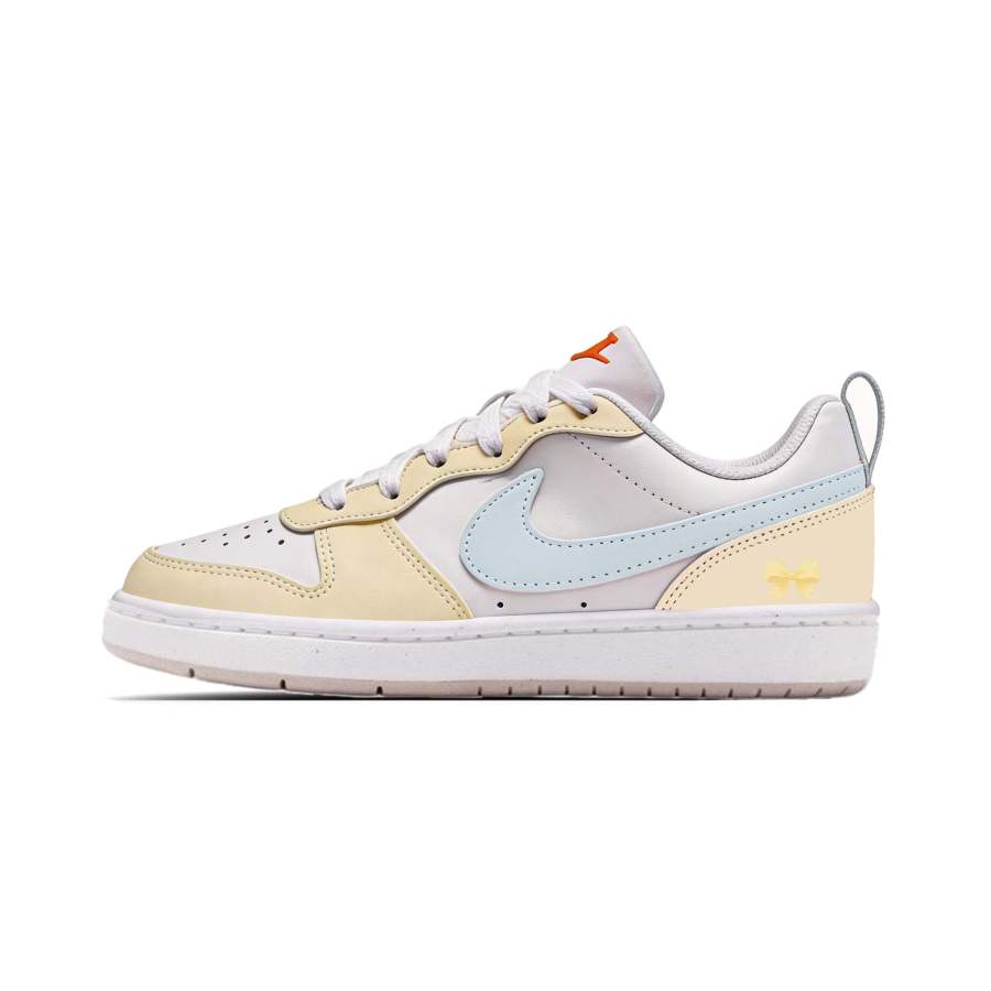 Nike Nike Court Borough Warm Hue Mood Abrasion Resistant Low top Kids' Skateboarding Shoes Yellow Unisex