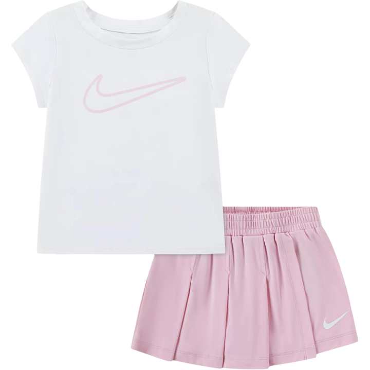 Nike Infant And Toddler Nike Skirt Set Dri Fit Swoosh All Day Play