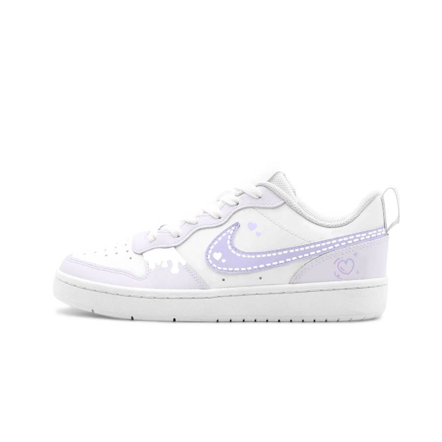 Nike Nike Court Borough Big Fish Manufacturing, Taro Makes Your Heart Flutter Leather Abrasion Resistant Breathable Low top