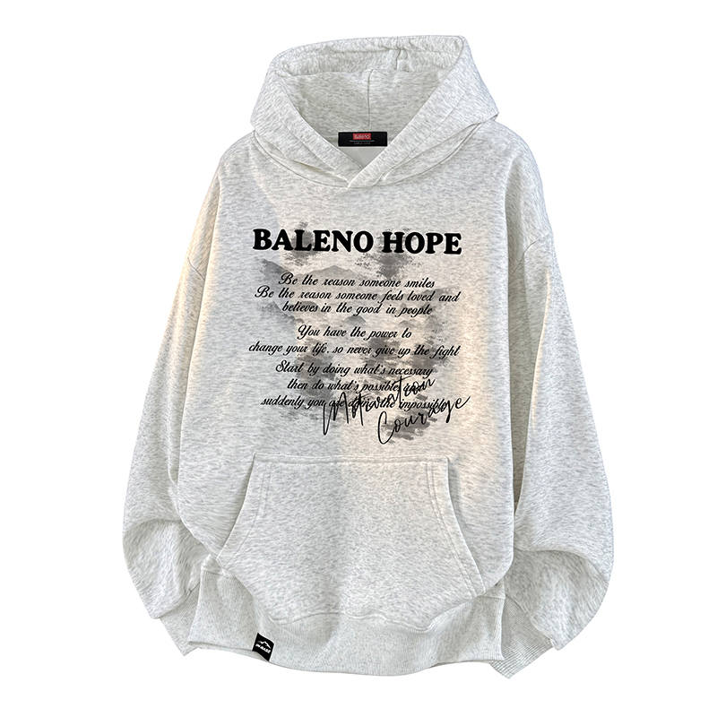 BALENO Sweatshirts Unisex Hooded Moderate Heavyweight