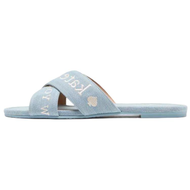 Kate Spade Slide Slippers Women's Denim Blue
