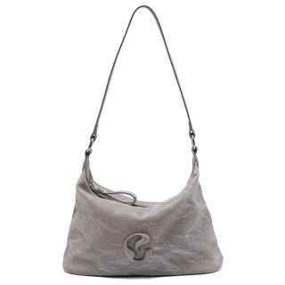 JACD Pu Shoulder Bag Regular Women's Gray/Black/White