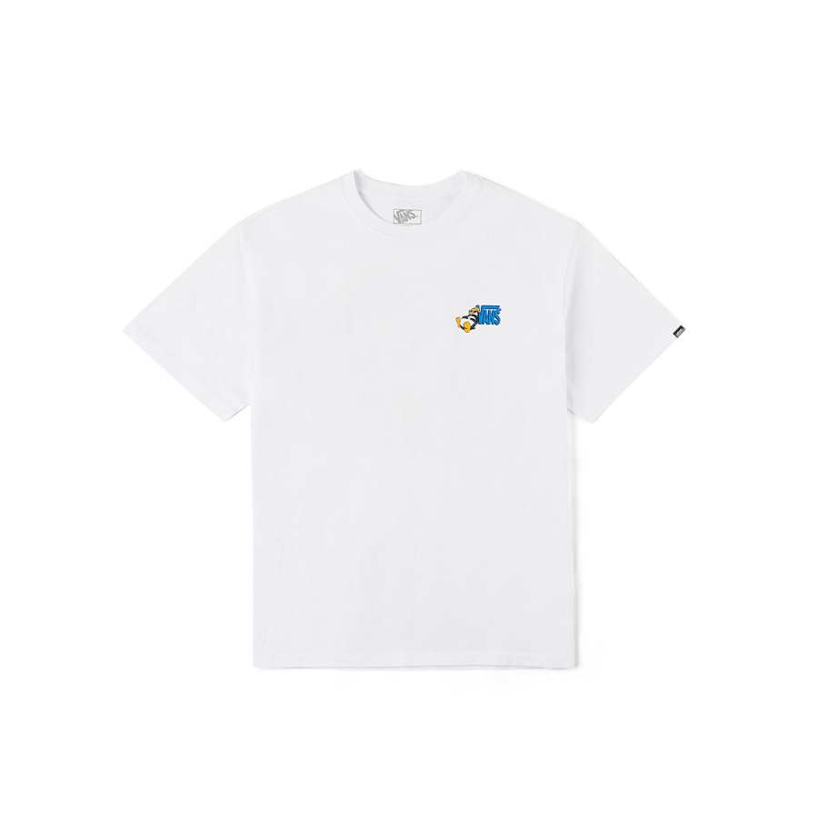 Vans Vans T Shirts Unisex White Crew Neck Moderate