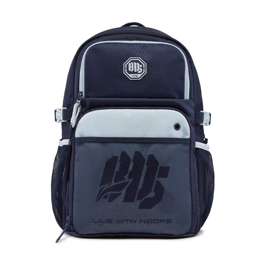 Li-Ning Li Ning Basketball Collection Backpacks Clear Sky Blue/Dark Marine Blue