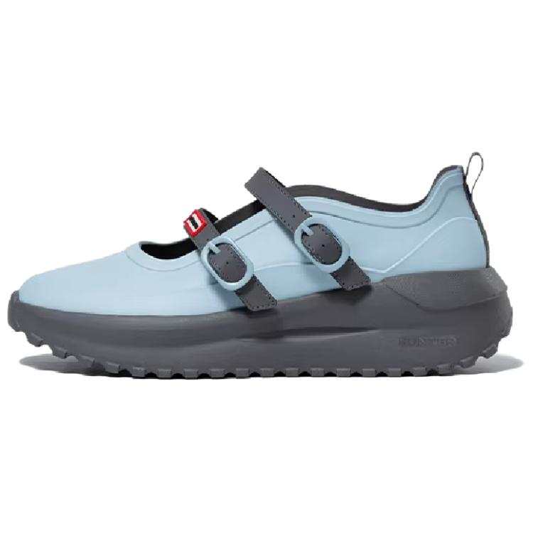 HUNTER HUNTER Pu Platform Mary Jane Shoes 5.3CM Women's Blue