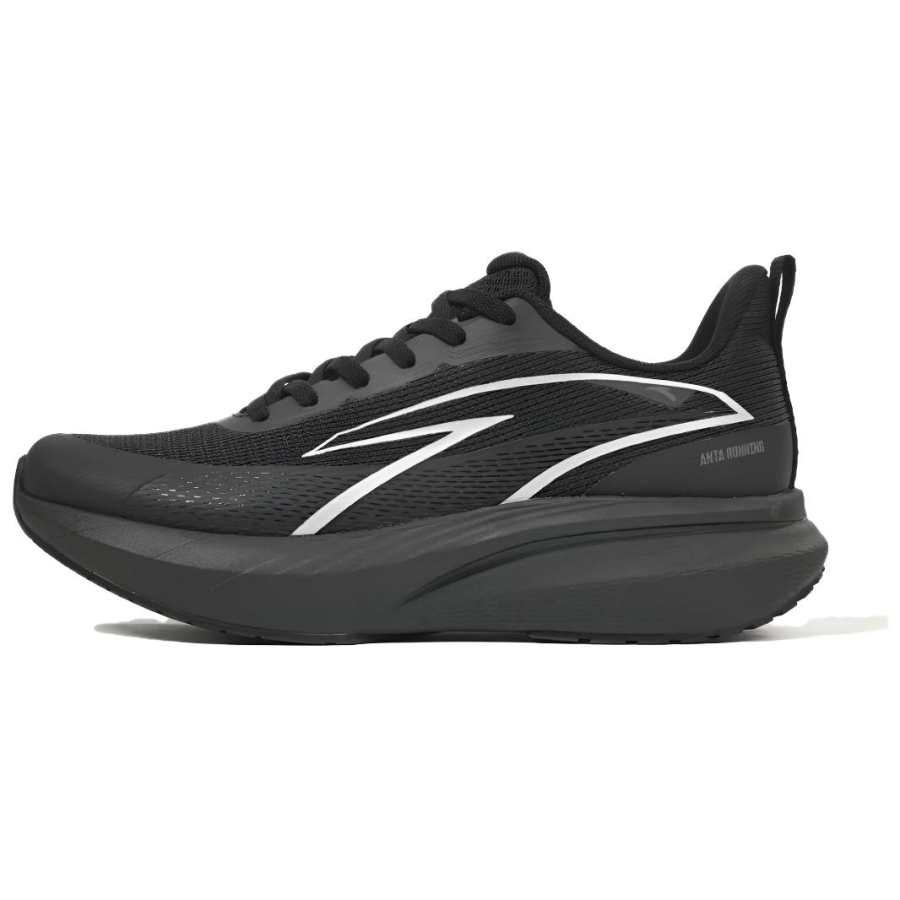 ANTA Anta Cloud Trace PRO Low top Casual Running Shoes Men's Basic Black Metal Titanium