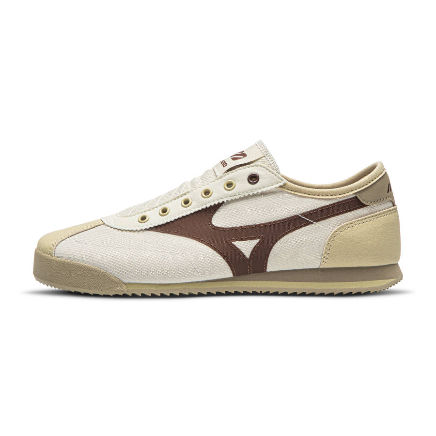 Mizuno LG 60S Low top Casual Shoes Unisex Beige Gray