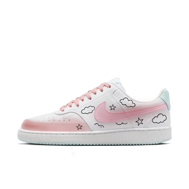 Nike Nike Court Vision Low top Skateboard Shoes Women's Pink