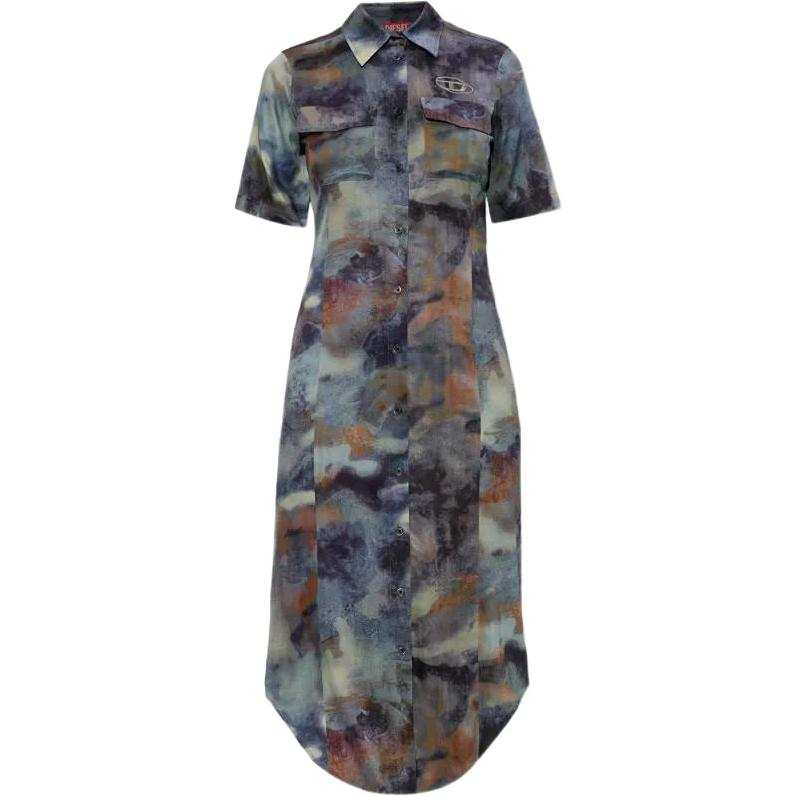 Diesel D-Ana printed midi dress