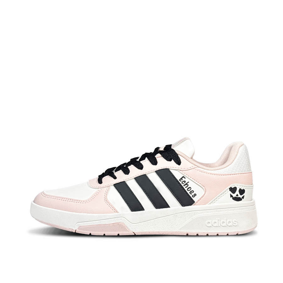Adidas Adidas COURTBEAT Pink Black Heart Low top Skateboard Shoes Unisex Black Pink