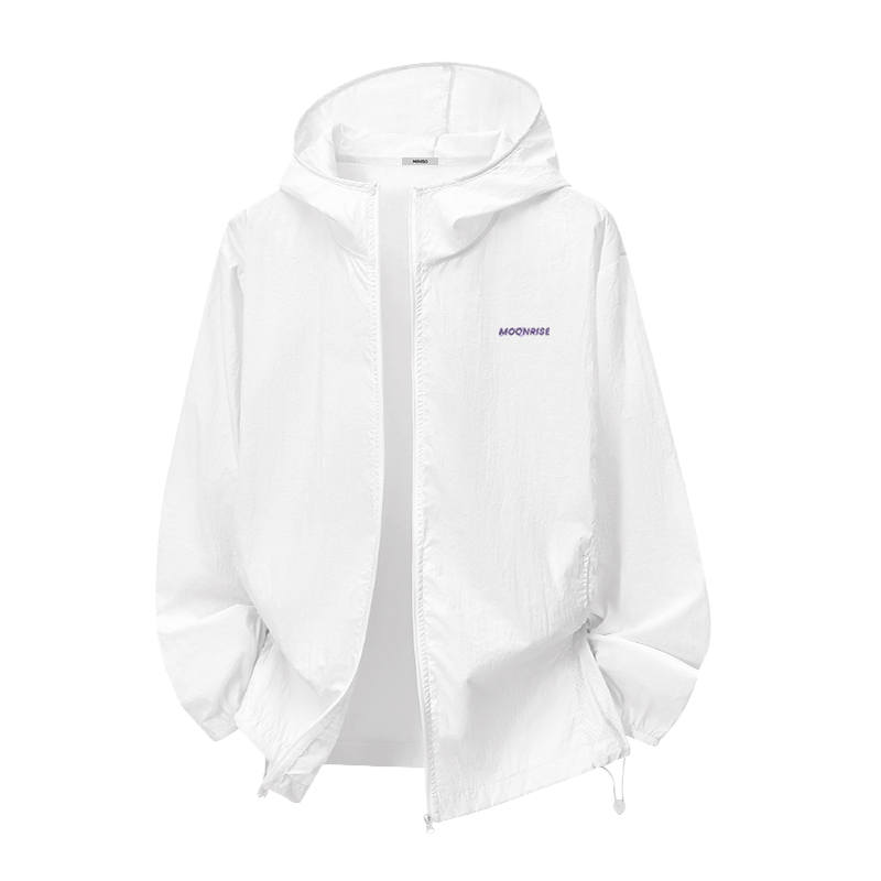 MINISO Sun Protection Clothing Unisex Hooded Thin Straight Fit