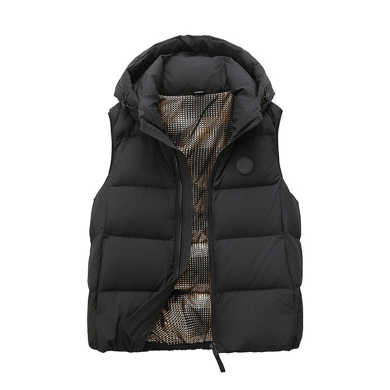 YALU Down Vests Unisex Hooded Moderate Other