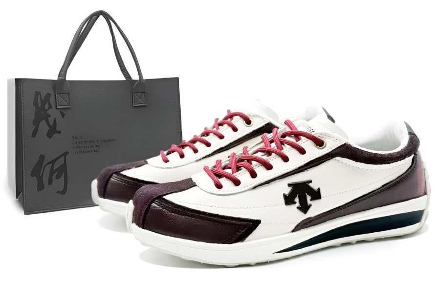 DESCENTE Cron Racer Skateboard Shoes Unisex Burgundy