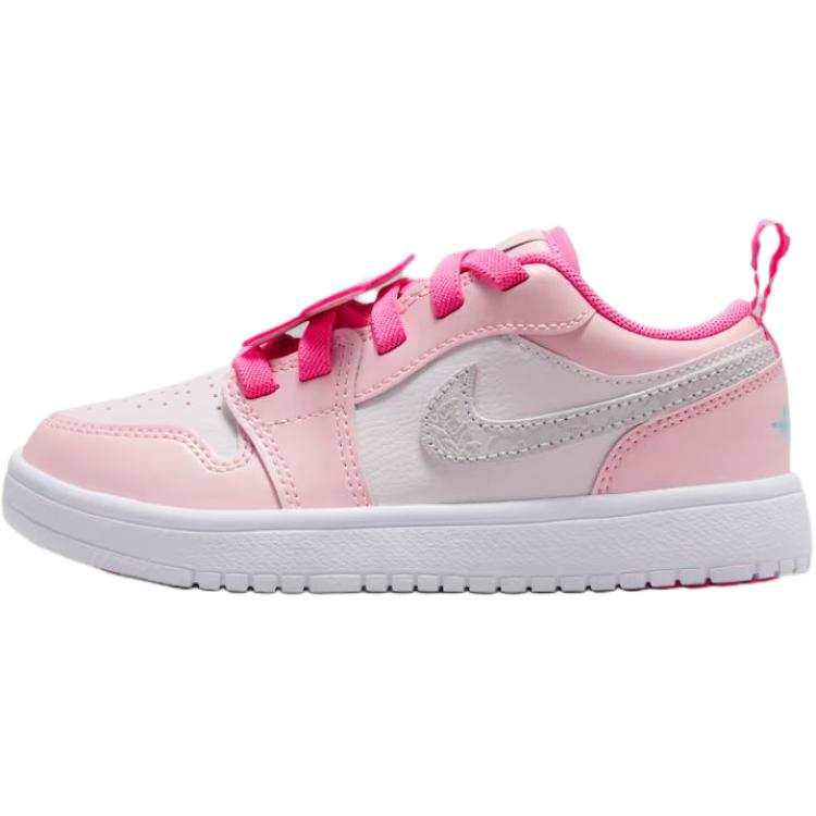 Jordan Jordan Air Jordan 1 Low top Children's Basketball Shoes Pink White Kids'