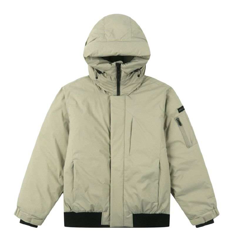 Columbia Down Jackets Unisex 221 Beige Hooded Non Detachable Thickened Other