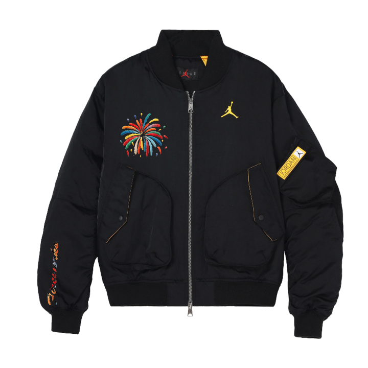 Jordan Jordan Legacy Jackets Unisex Black Baseball Collar Moderate Other