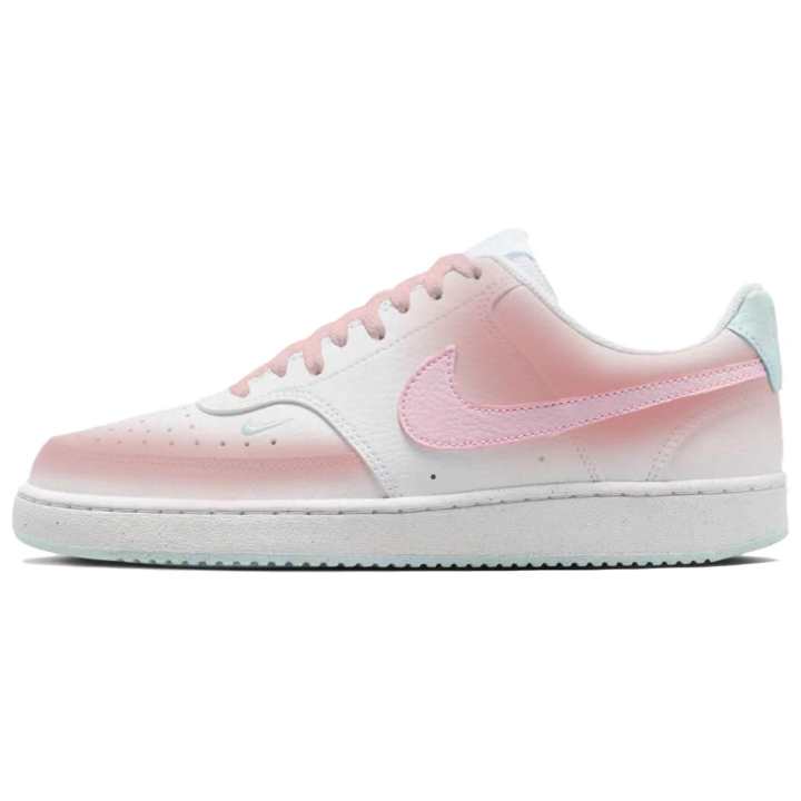 Nike Nike Court Vision Low Skateboard Shoes Women's Low Top Pink