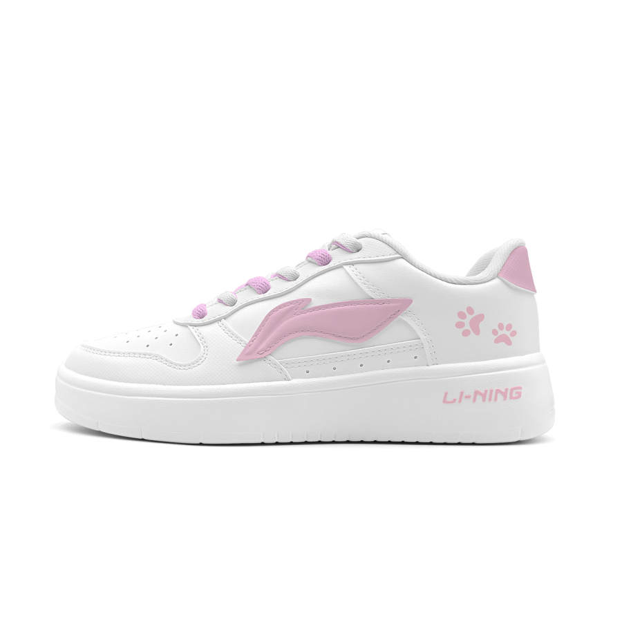 Li-Ning Li Ning Low top Skateboard Shoes Women's White Pink