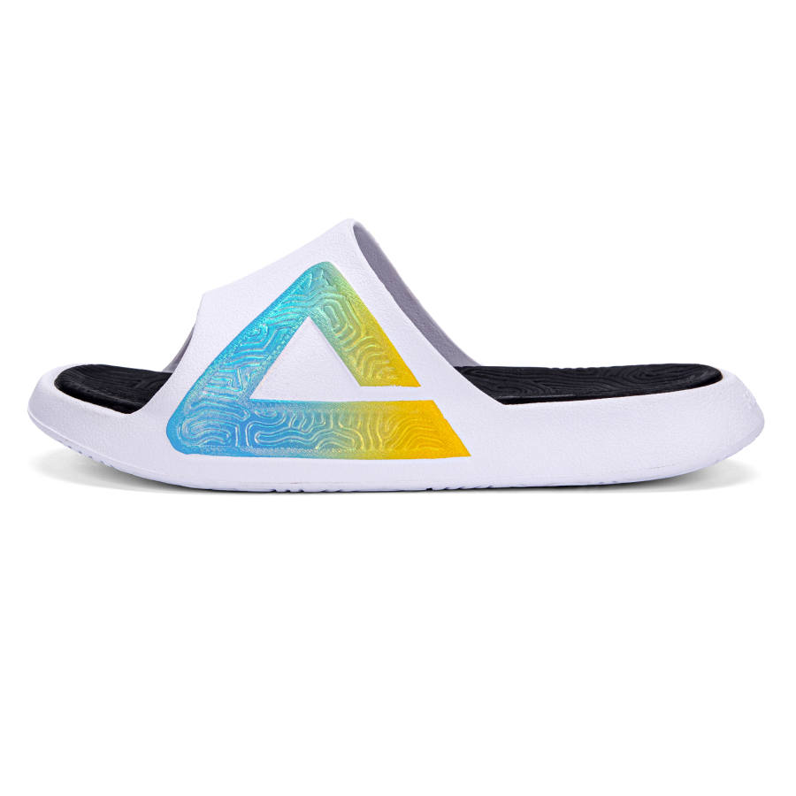 PEAK State Pole Totem Quiet Slip Resistant Odor Resistant Slide Slippers Men's Clear Blue Quartz
