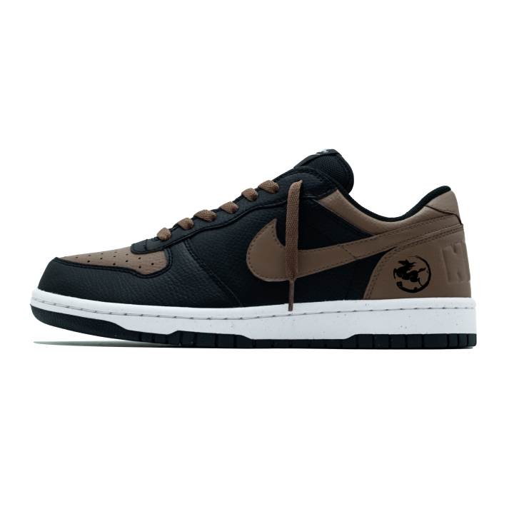 Nike Nike Big Horse Steps On Auspicious Clouds Abrasion Resistant Slip Resistant Low top Skateboard Shoes Men's Black Brown