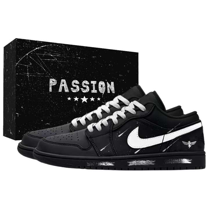 Jordan Jordan Air Jordan 1 Horse Year Outstanding Box Cushioning Slip Resistant Abrasion Resistant Low top