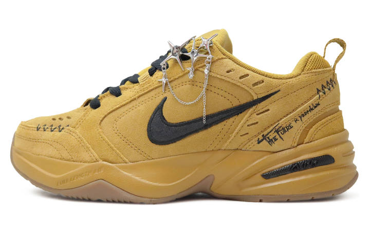 Nike Nike Air Monarch 4 Chunky Sneakers Unisex Low Top Yellow/Black