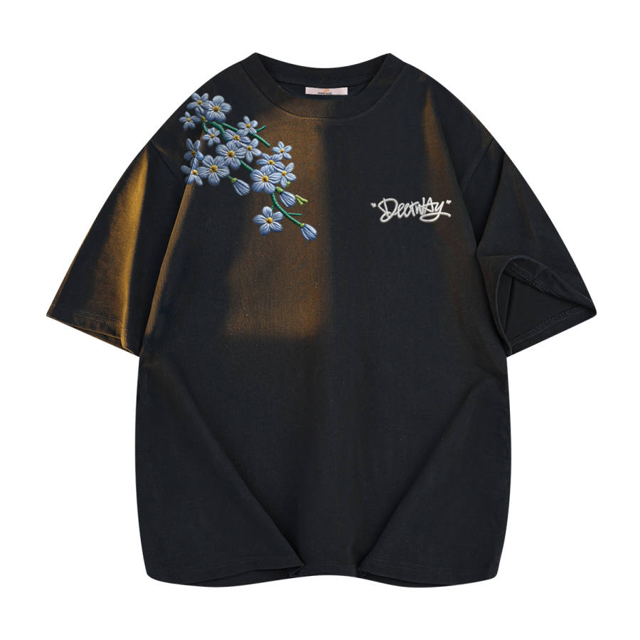 DEERWAY T Shirts Unisex Crew Neck Moderate Straight Fit