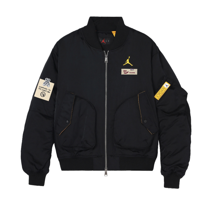 Jordan Jordan Legacy Jackets Unisex Black Baseball Collar Moderate Other