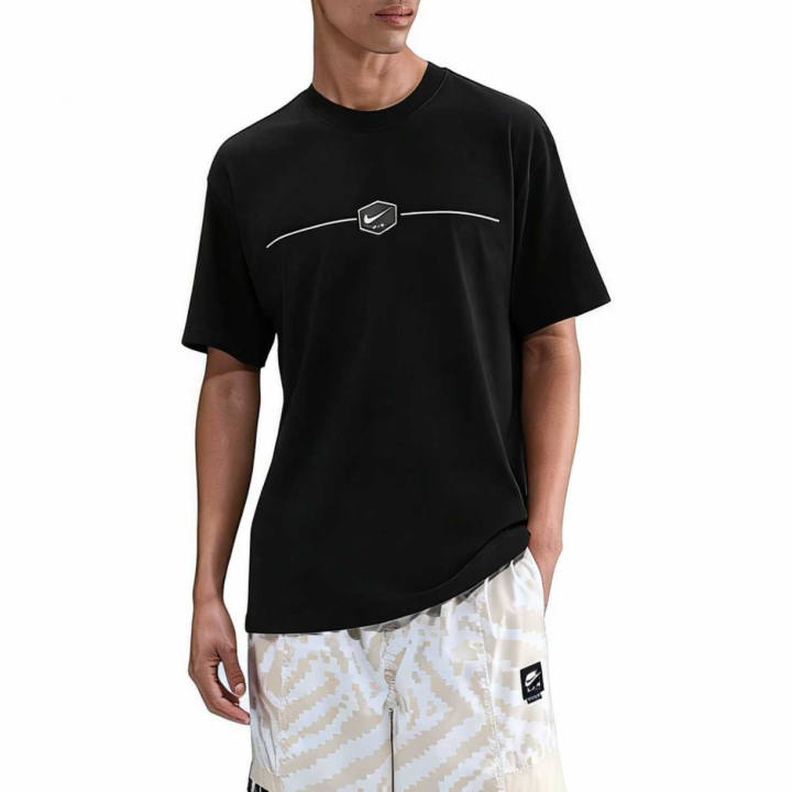 Nike Nike Max90 T Shirts Men's Black Crew Neck Moderate