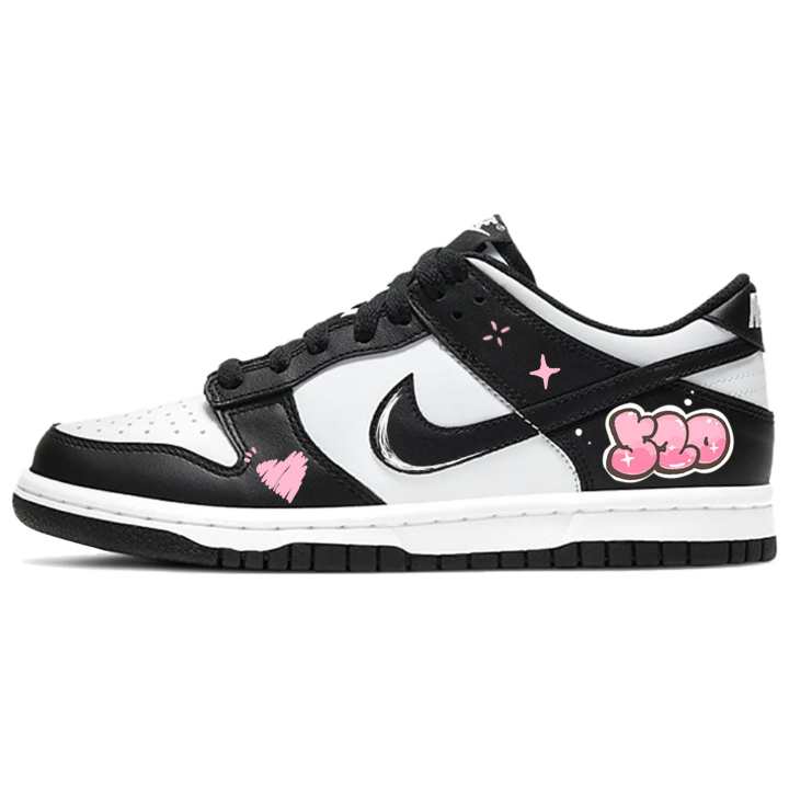 Nike Nike Dunk Skateboard Shoes Unisex Low Top Black White