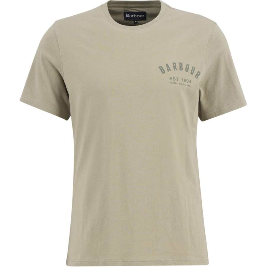 BARBOUR T Shirts Men's Concrete Crew Neck Moderate Straight Fit