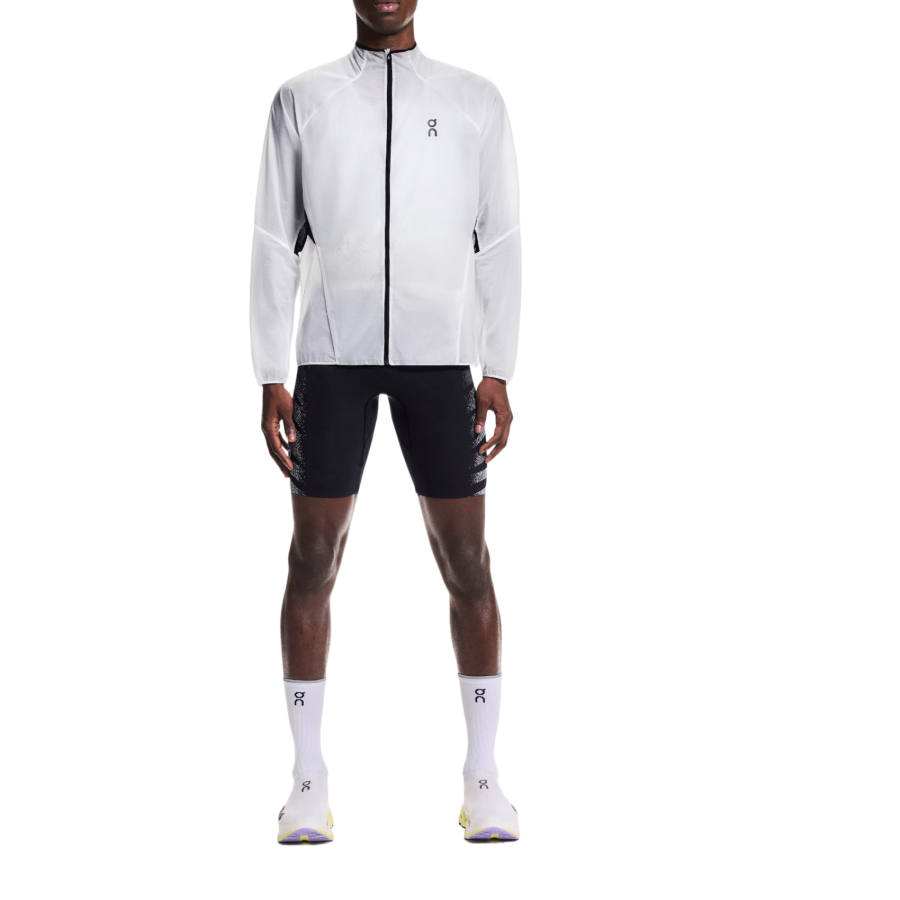 On On Jackets Men's White Stand Collar Moderate Other