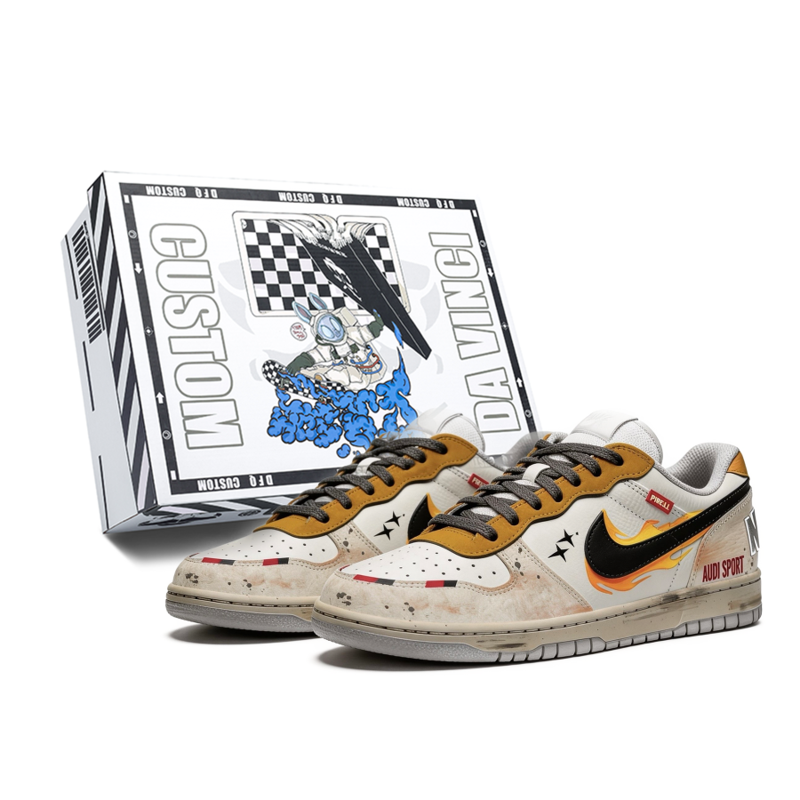 Nike Nike Big Low Lux Swift Life, Box Low top Skateboard Shoes Men's Khaki