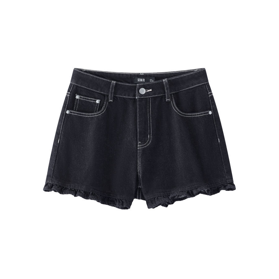 Semir Denim Shorts Women's Original Denim 98101 Moderate A Line