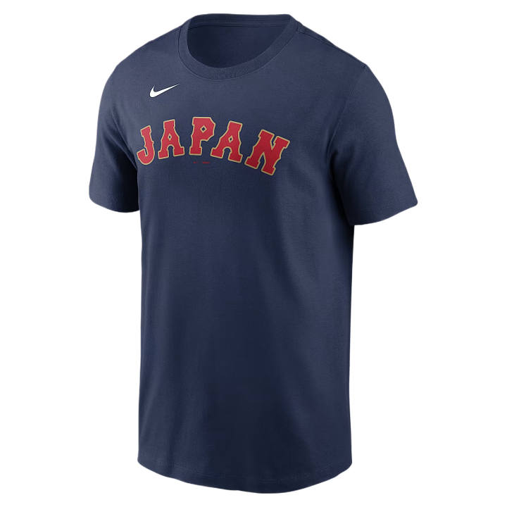 Nike Nike Baseball Jerseys Men's Marine Blue Crew Neck Moderate