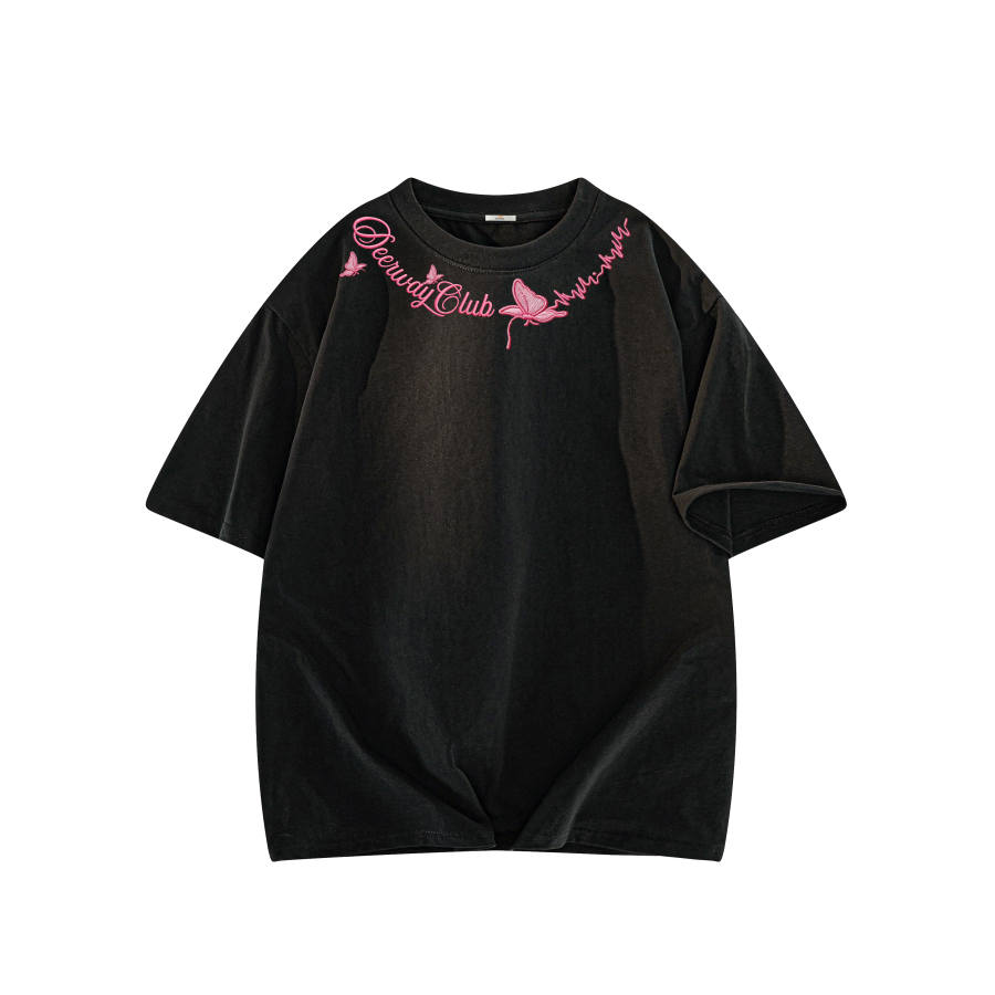 DEERWAY T Shirts Unisex Crew Neck Moderate Heavyweight