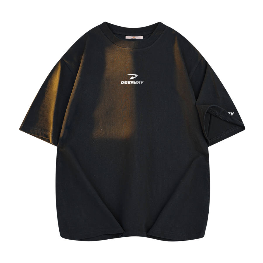 DEERWAY T Shirts Unisex Crew Neck Moderate Straight Fit