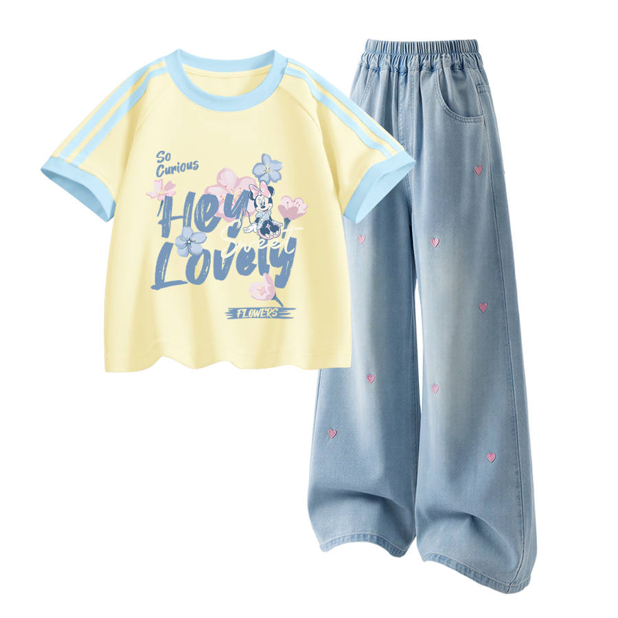 Disney Kids Casual Sportswear Crew Neck Thin