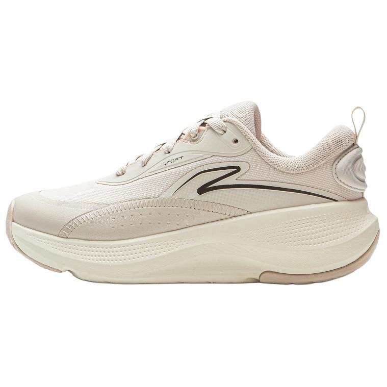Li-Ning Li Ning Sports Life Collection Fabric Low top Running Shoes Women's Beige