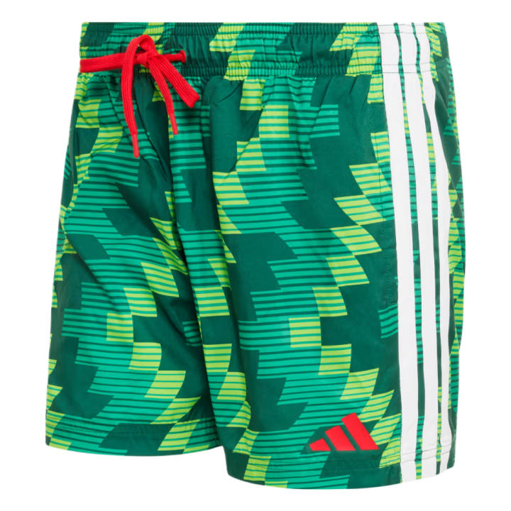 Adidas Adidas Swimming Shorts Men's Half Sunrise Green/Bright Red Moderate