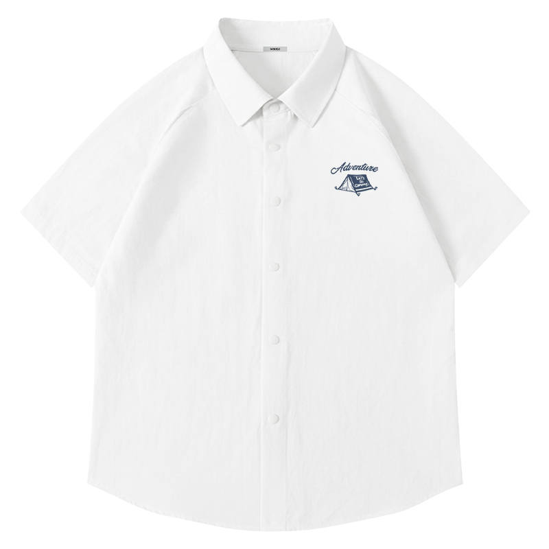 MINISO MINISO Shirts Unisex Lapel Thin Shirt