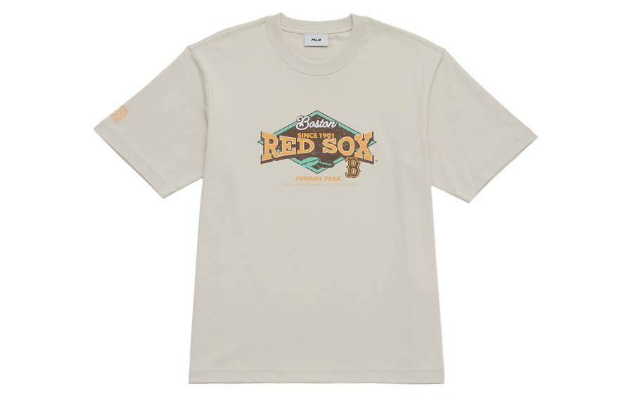 MLB Preppy Style Collection Boston Red Sox SS26 T Shirt Unisex