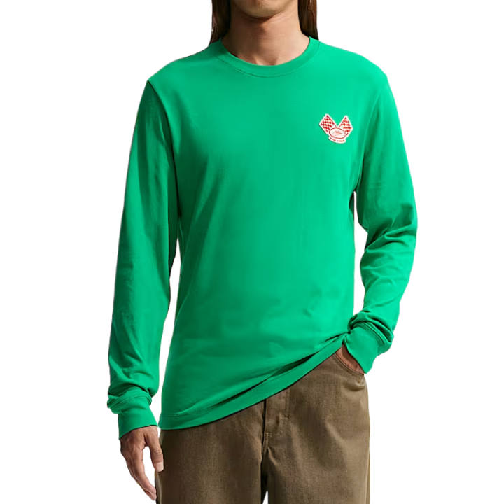 Nike Nike T Shirts Men's Stadium Green Crew Neck Moderate