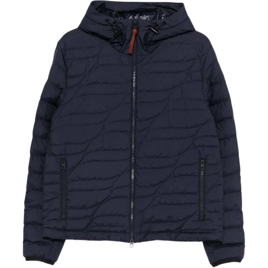 Moncler Moncler hooded zip-fastening jacket