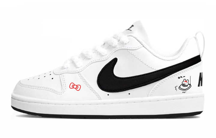 Nike Nike Court Borough 2 Low top Skateboard Shoes Red Unisex