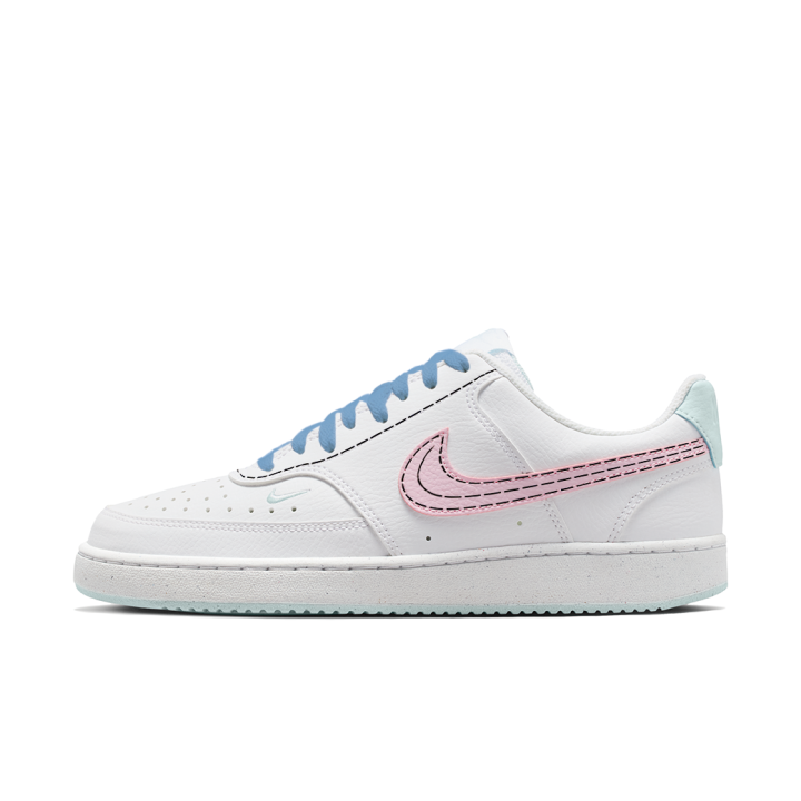 Nike Nike Court Vision Low top Skateboard Shoes Women's White Pink
