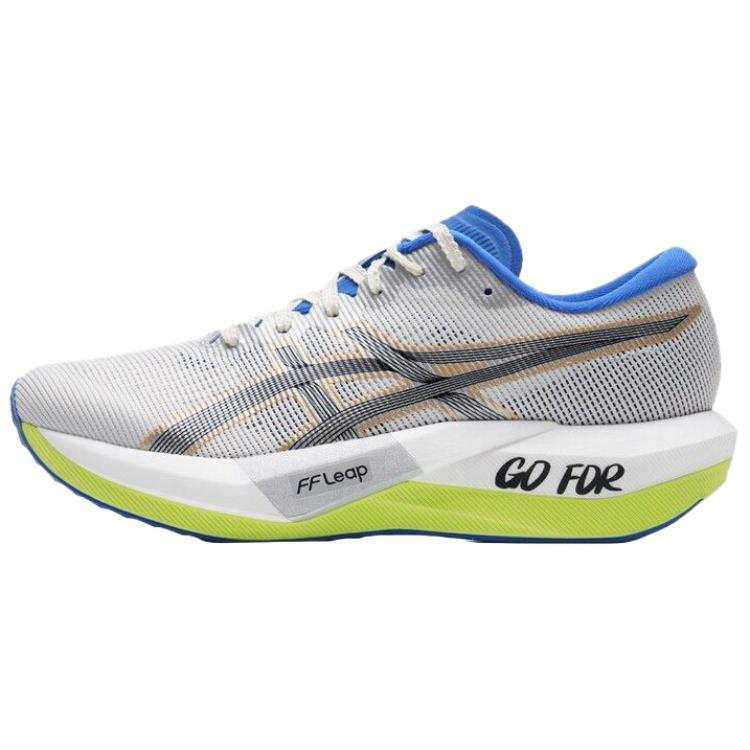 ASICS MAGIC SPEED 5 Cushioning Lightweight Breathable Running Shoes Unisex White Black Yellow